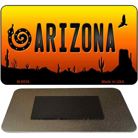 Snake Arizona Scenic Novelty Metal Magnet M-9538