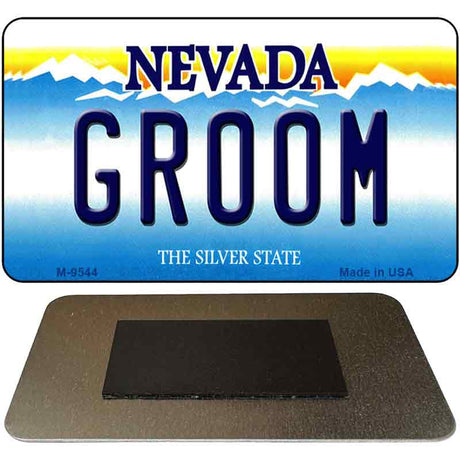 Groom Nevada Novelty Metal Magnet M-9544