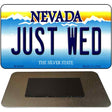 Just Wed Nevada Novelty Metal Magnet M-9548