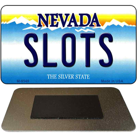 Slots Nevada Novelty Metal Magnet M-9549