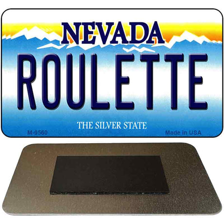 Roulette Nevada Novelty Metal Magnet M-9560