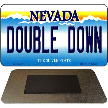 Double Down Nevada Novelty Metal Magnet M-9562