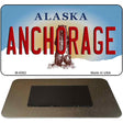 Anchorage Alaska State Novelty Metal Magnet M-9582