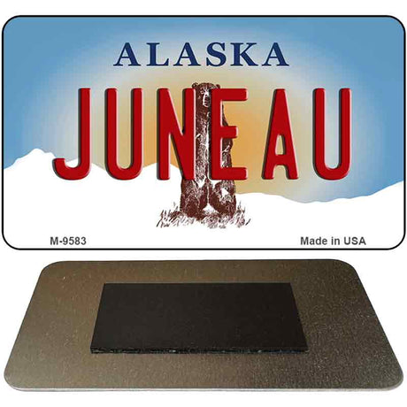 Juneau Alaska State Novelty Metal Magnet M-9583