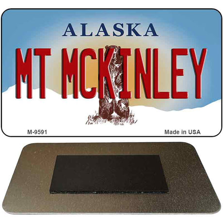 Mt McKinley Alaska State Novelty Metal Magnet M-9591