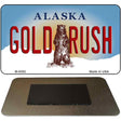 Gold Rush Alaska State Novelty Metal Magnet M-9592