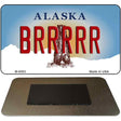 Brrrrr Alaska State Novelty Metal Magnet M-9593