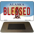 Blessed Alaska State Novelty Metal Magnet M-9616