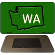 WA State Novelty Metal Magnet M-9628