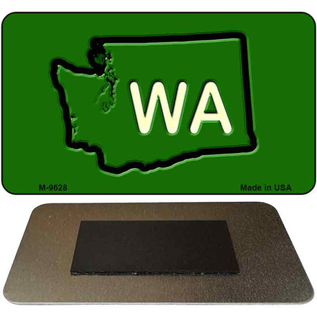 WA State Novelty Metal Magnet M-9628