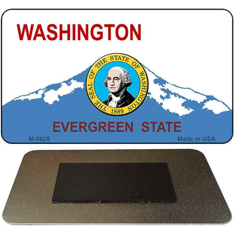 Washington With Seal Novelty Metal Magnet M-9629