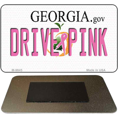 Drive Pink Georgia Novelty Metal Magnet M-9645