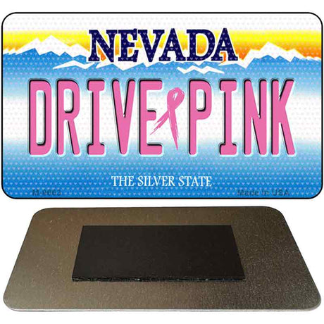 Drive Pink Nevada Novelty Metal Magnet M-9663