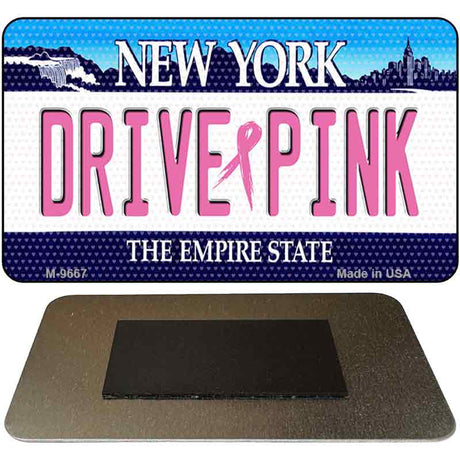 Drive Pink New York Novelty Metal Magnet M-9667