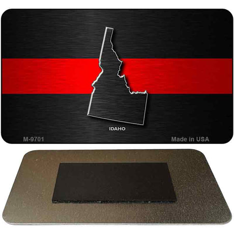 Idaho Thin Red Line Novelty Metal Magnet M-9701