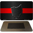 Ohio Thin Red Line Novelty Metal Magnet M-9724