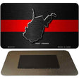 West Virginia Thin Red Line Novelty Metal Magnet M-9737