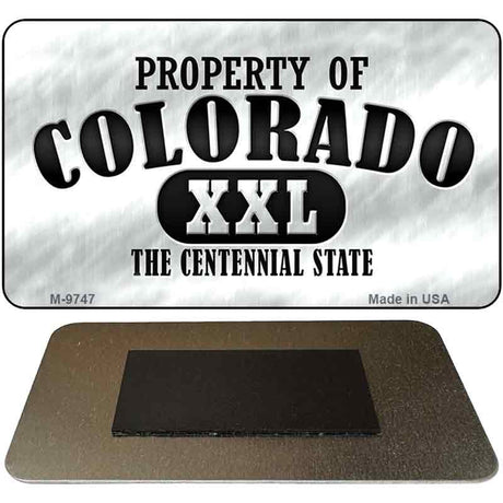 Property Of Colorado Novelty Metal Magnet M-9747