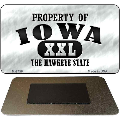 Property Of Iowa Novelty Metal Magnet M-9756