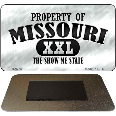 Property Of Missouri Novelty Metal Magnet M-9766