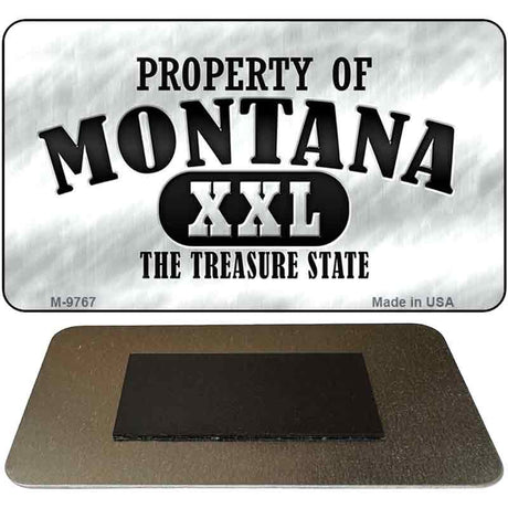 Property Of Montana Novelty Metal Magnet M-9767