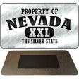 Property Of Nevada Novelty Metal Magnet M-9769