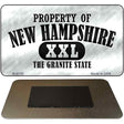 Property Of New Hampshire Novelty Metal Magnet M-9770