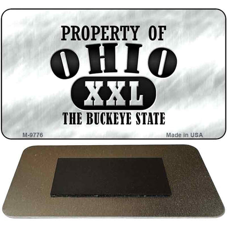 Property Of Ohio Novelty Metal Magnet M-9776