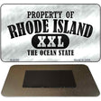 Property Of Rhode Island Novelty Metal Magnet M-9780