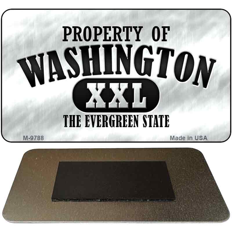 Property Of Washington Novelty Metal Magnet M-9788