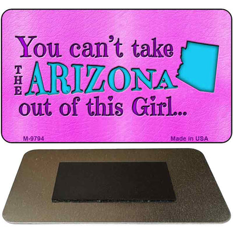 Arizona Girl Novelty Metal Magnet M-9794