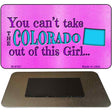 Colorado Girl Novelty Metal Magnet M-9797