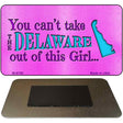 Delaware Girl Novelty Metal Magnet M-9799