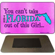 Florida Girl Novelty Metal Magnet M-9800