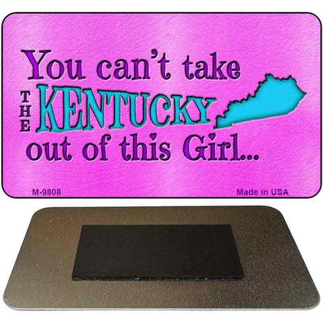 Kentucky Girl Novelty Metal Magnet M-9808