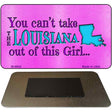 Louisiana Girl Novelty Metal Magnet M-9809