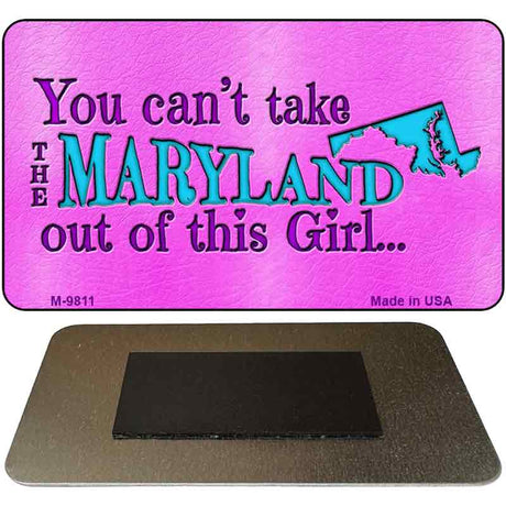 Maryland Girl Novelty Metal Magnet M-9811