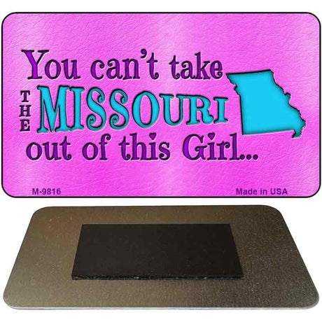 Missouri Girl Novelty Metal Magnet M-9816