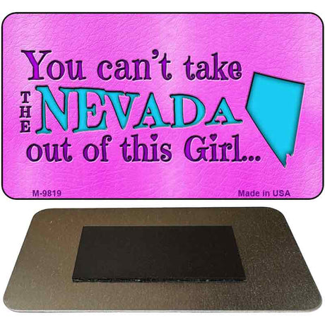 Nevada Girl Novelty Metal Magnet M-9819