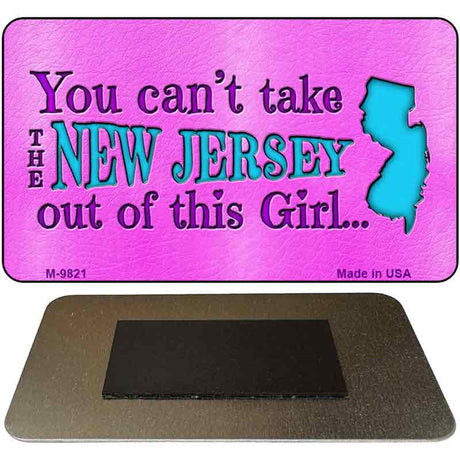 New Jersey Girl Novelty Metal Magnet M-9821