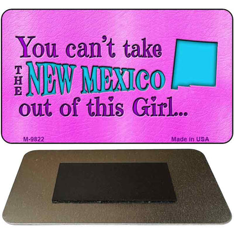 New Mexico Girl Novelty Metal Magnet M-9822