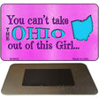 Ohio Girl Novelty Metal Magnet M-9826