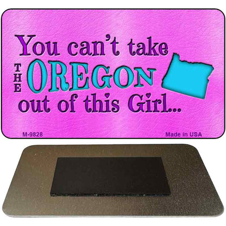 Oregon Girl Novelty Metal Magnet M-9828