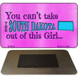 South Dakota Girl Novelty Metal Magnet M-9832