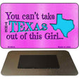 Texas Girl Novelty Metal Magnet M-9834