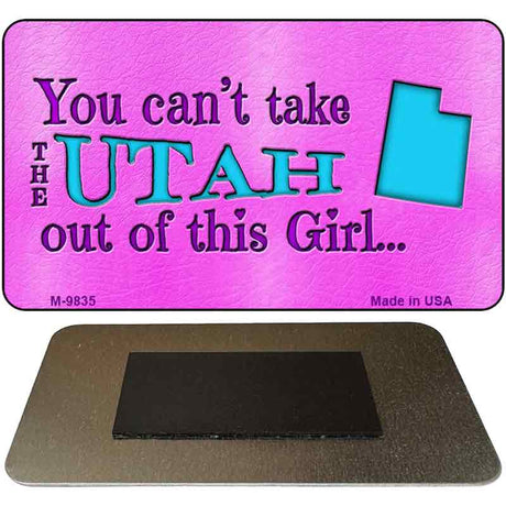 Utah Girl Novelty Metal Magnet M-9835