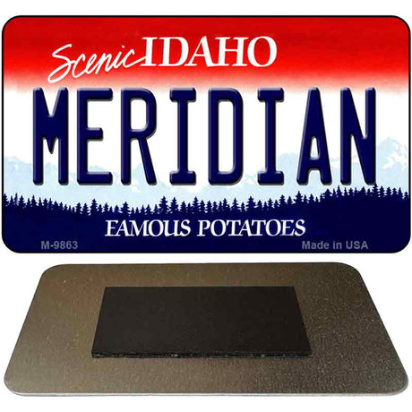 Meridian Idaho State Metal Novelty Magnet M-9863