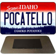 Pocatello Idaho State Metal Novelty Magnet M-9865