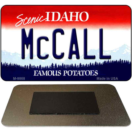 McCall Idaho State Metal Novelty Magnet M-9868