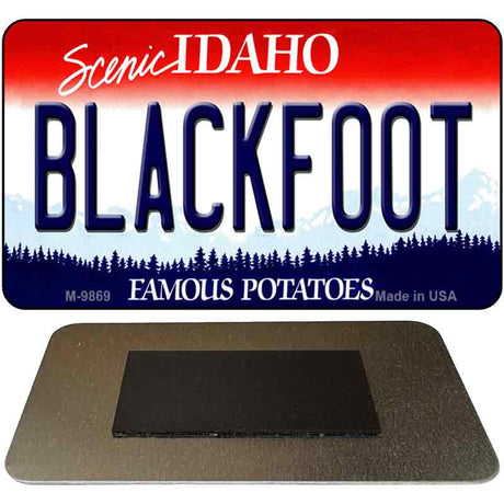 Blackfoot Idaho State Metal Novelty Magnet M-9869